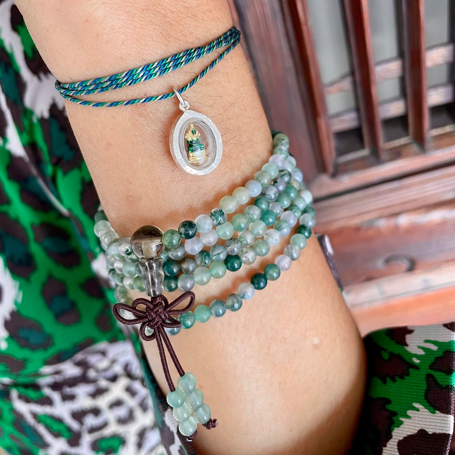 EMERALD BUDDHA [2-in-1] Necklace/Bracelet