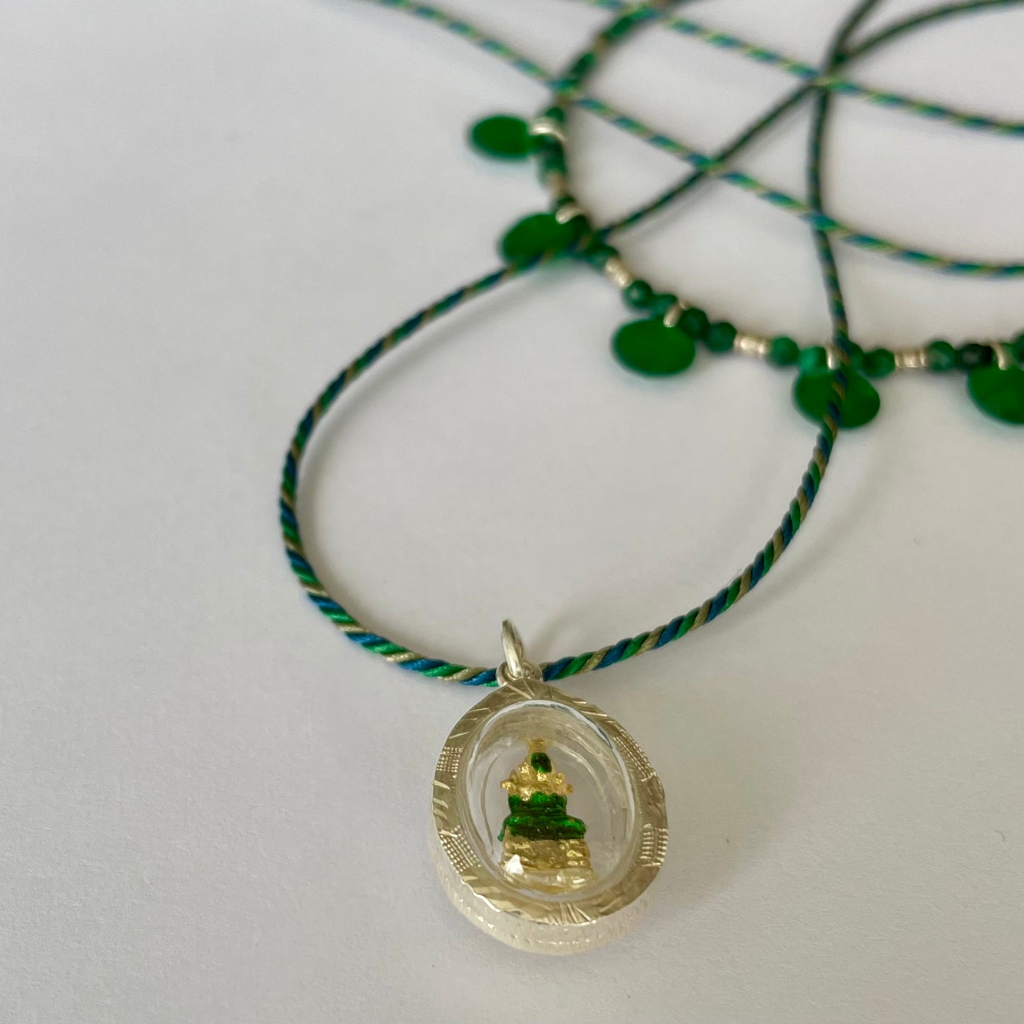 EMERALD BUDDHA [2-in-1] Necklace/Bracelet