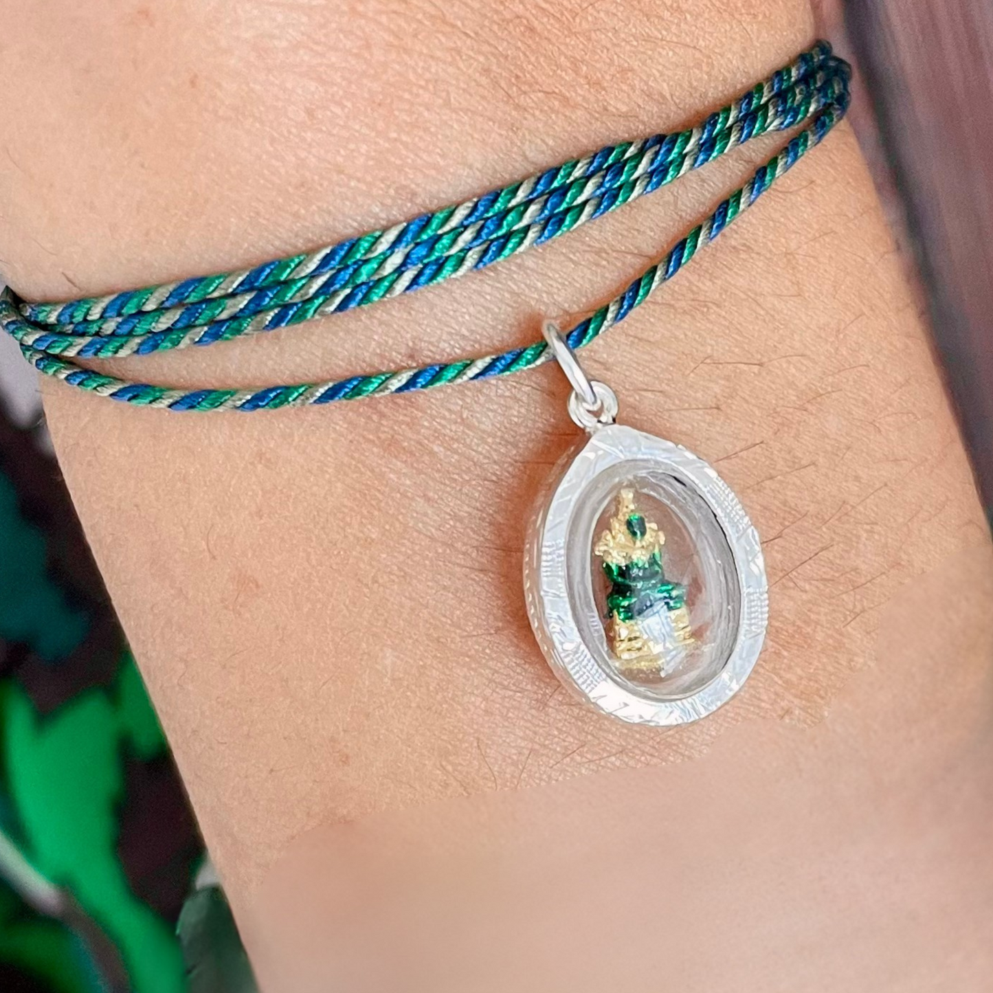 EMERALD BUDDHA 2 in 1 Necklace/Bracelet