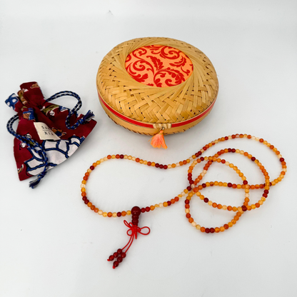 GIFT SET - FLAT WOVEN [Small] Basket + LEON Bracelet