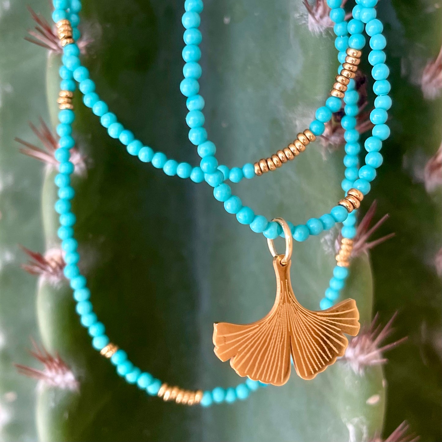 MARTIN Ginkgo [2-in-1] Necklace/Bracelet