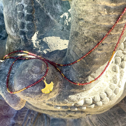 MARTIN Ginkgo [2-in-1] Necklace/Bracelet