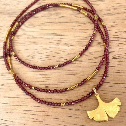MARTIN Ginkgo [2-in-1] Necklace/Bracelet