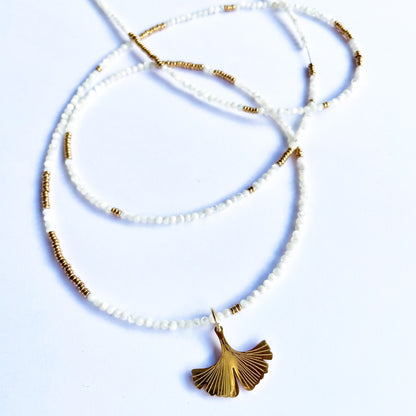 MARTIN Ginkgo [2-in-1] Necklace/Bracelet